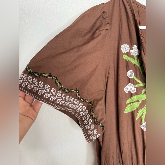 Anthropologie The Somerset Embroidered
Maxi Dress Sz XL - Picture 8 of 16